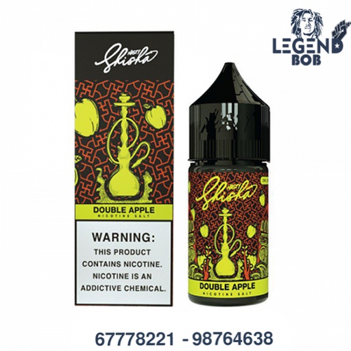 [615435561615] NASTY SHISHA DOUBLE APPLE 50MG 30ML 