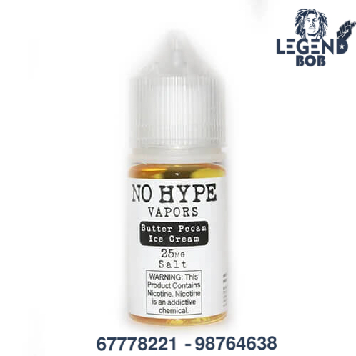 [664030630] NO HYPE BUTTER PECAN ICE CREAM 25MG 30ML