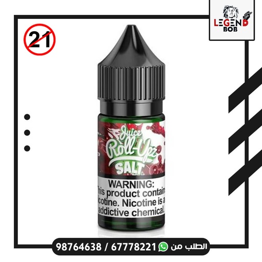 [691965020396] ROLL UPZ STRAWBERRY ICE 25MG 30ML 