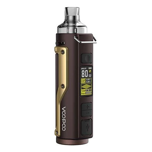 [6941291523967] VOOPOO ARGUS PRO KIT 80WATT DARK COFFEE- TITANIUM GOLD 